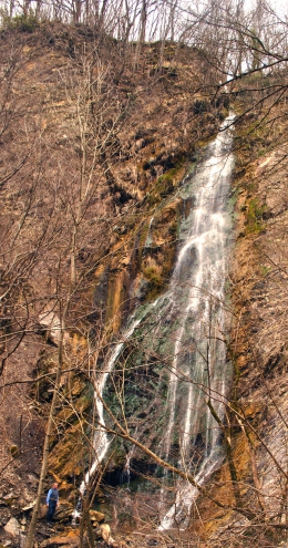 La cascata della Pissarda-Alpe di Bedonia